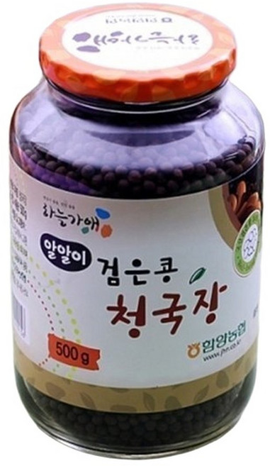 하늘가애 함양농협 검은콩 청국장환 500g, 1개