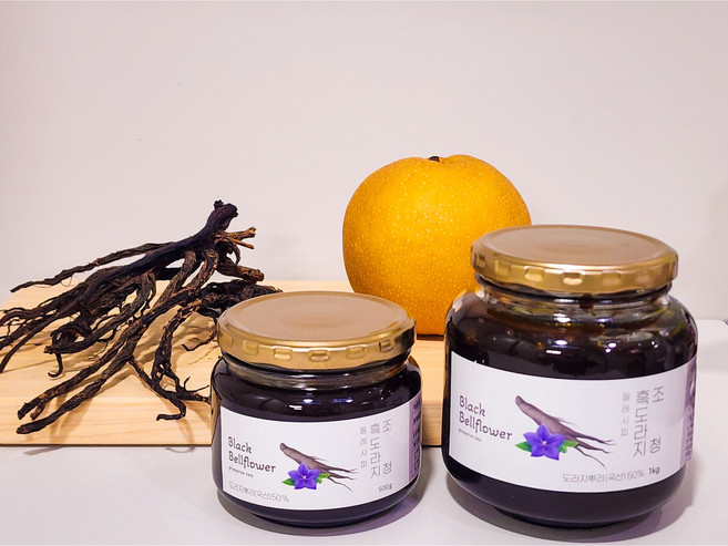 필레시피 흑도라지조청 500g /1kg 건강청 한방청 흑도라지 조청 카페납품용 답례품, 필레시피 흑도라지조청1kg, 1kg, 1개