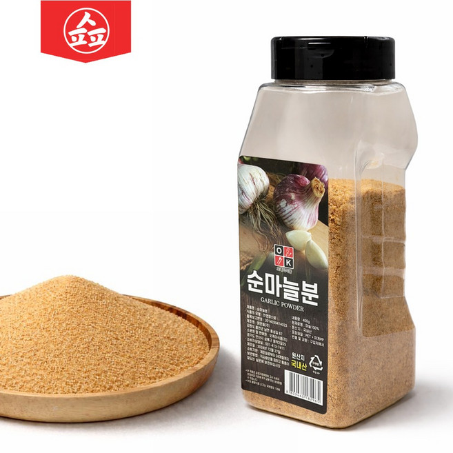 순수 100% 국내산 마늘분말 무첨가, 1개, 400g