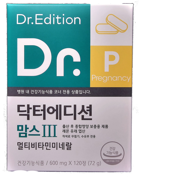 닥터에디션 맘스 3, 1박스, 120정