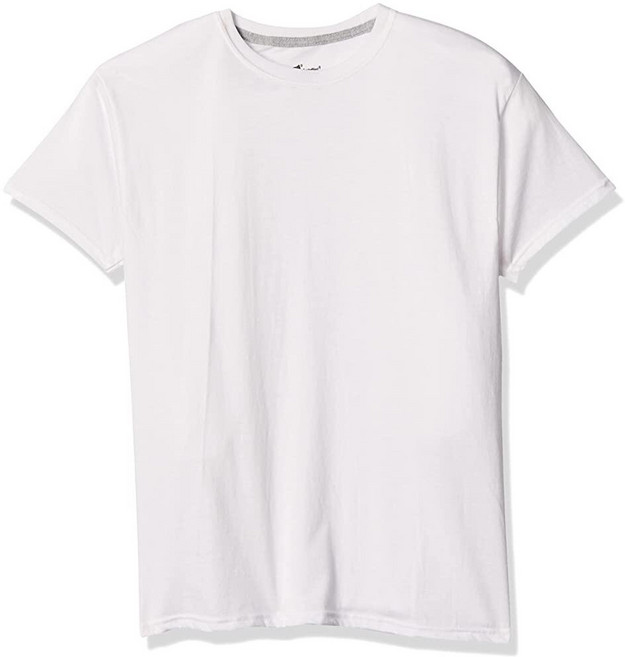 Hanes Ultimate FreshIQ 남성용 컴포트 블렌드 크루 4팩 화이트.