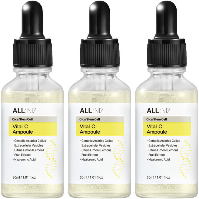 올니즈 시카 줄기세포 바이탈C 미백 앰플, 3개, 30ml