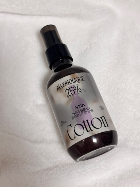 아우라 알콜리크 룸앤패브릭 멀티퍼퓸 화이트 코튼 러시안 150ml 탈취제 2개, 코튼 2개