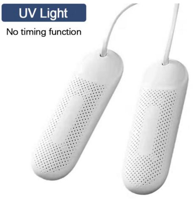 UV살균신발건조기 건조기 신발냄새제거 전기 UV 신발 냄새 제거기 자외선 살균 히터 슬리퍼 양말 탈취 기계 220V, 5) UV Light No timing - EU, 1개