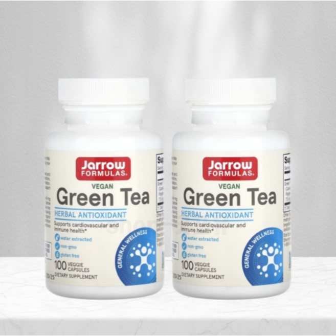 자로우 포뮬라 녹차 500mg 재로우 포뮬러스 그린티 카테킨 EGCG 100정 2개