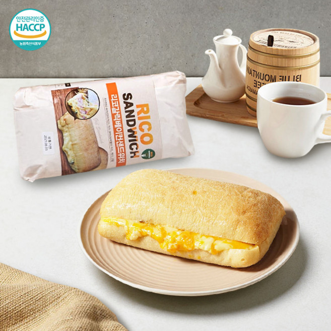 [RICO] 갈릭베이컨 샌드위치 210g, 3개