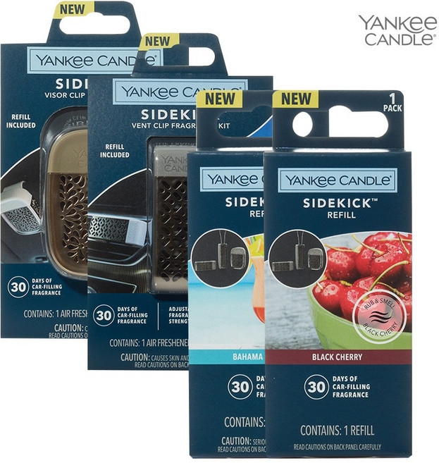 YK 사이드킥 차량용 방향제 리필, 1개, 리필 바하마브리즈