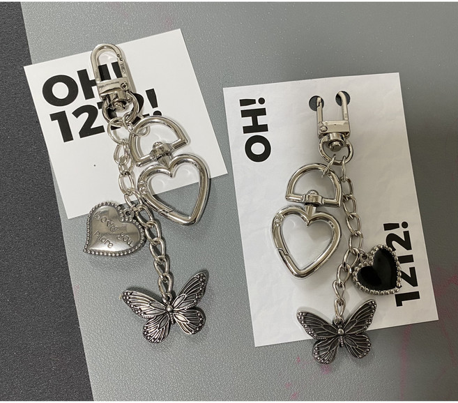 나비하트키링 2종 에어팟키링 가방키링