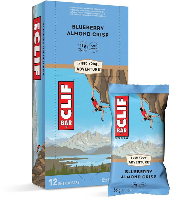 클리프 CLIF 에너지 바 Blueberry Almond crisp 68g 12개입