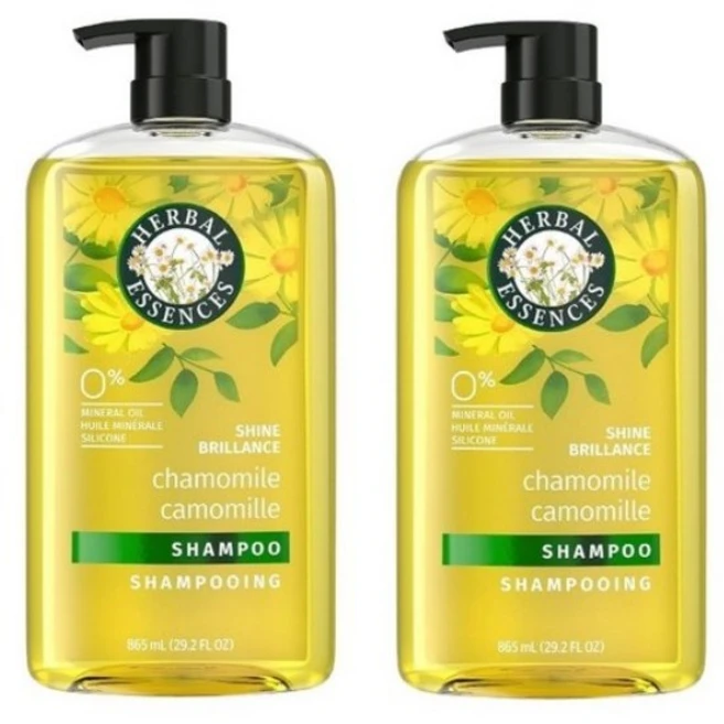 Herbal Essences Shine Collection 허벌에센스 카모마일 샴푸 1L, 2개, 865ml - 쿠팡