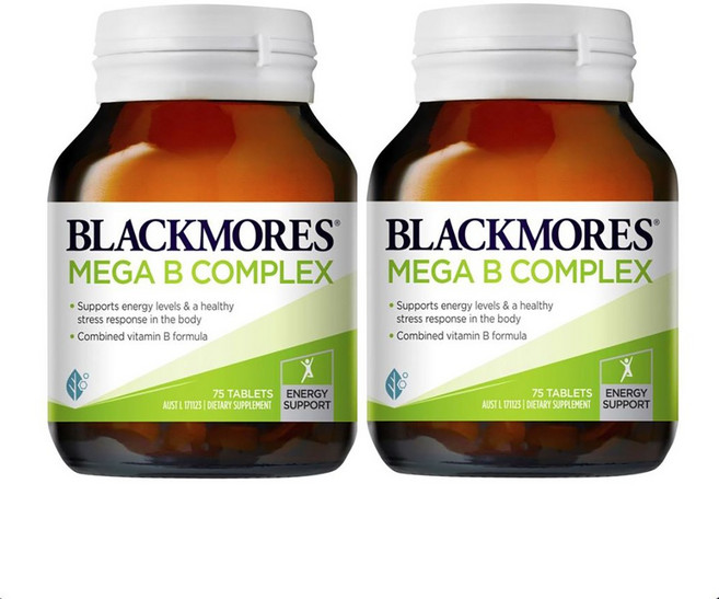 블랙모어스 메가 B 컴플렉스 타블렛, 2개, 75정