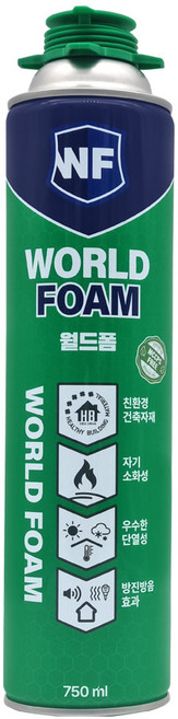 7위 - 월드폼 우레탄폼 폴리우레탄폼 월드폼 (건타입), 1개