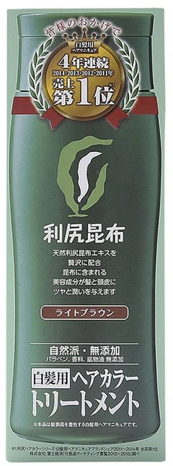 리시리 흰머리용 헤어 컬러 트리트먼트, 라이트브라운, 1개 - 쿠팡
