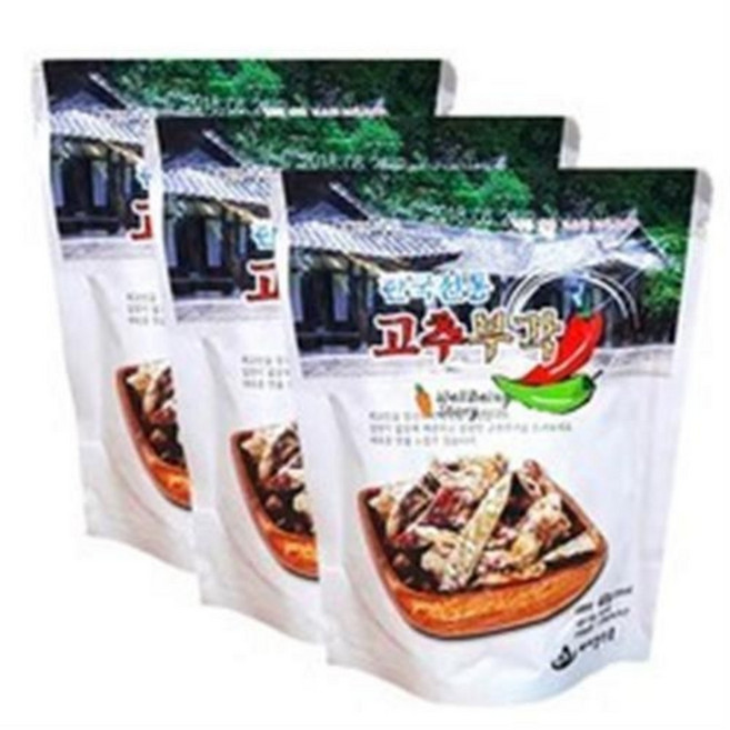 바다샘식품 짜지않고 맛있는 고추부각, 1개