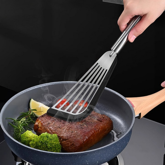 스텐 뒤집개 삼각 트라이앵글 실리콘 계란말이 부침개 철판 뒤집개 P776, 단품, 1개