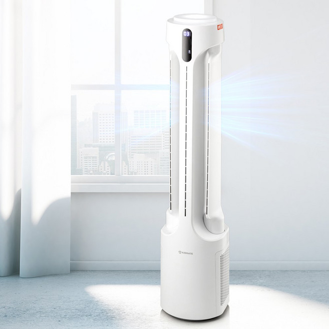 신일 날개없는선풍기 타워팬 무풍 무팬 타워형선풍기, 1개