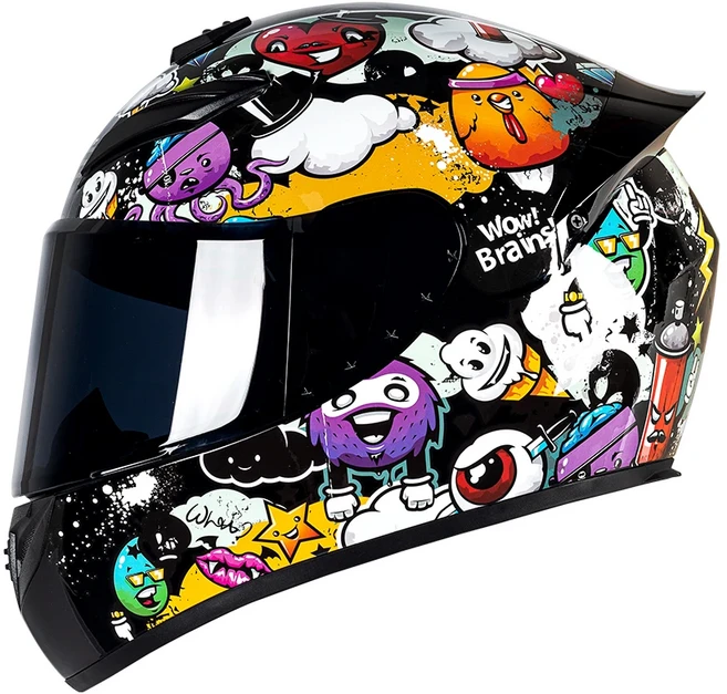 DOT 오토바이 헬멧 크루즈 레트로 모토크로스 풀 페이스 남성과 여성 사계절 라이딩 Casco Capacete, 03 L, 04 36