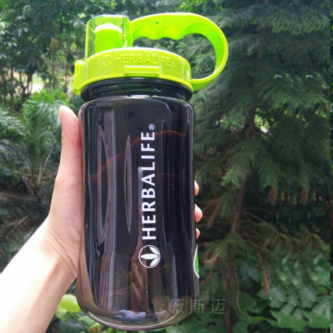 휴대용 Herbalife 영양 플라스틱 스포츠 하이킹 피트니스 빨대 물병 멀티 컬러 1000/2000ml BPA 프리 그레이 로즈 레드, 버건디, 1000ml, 1개