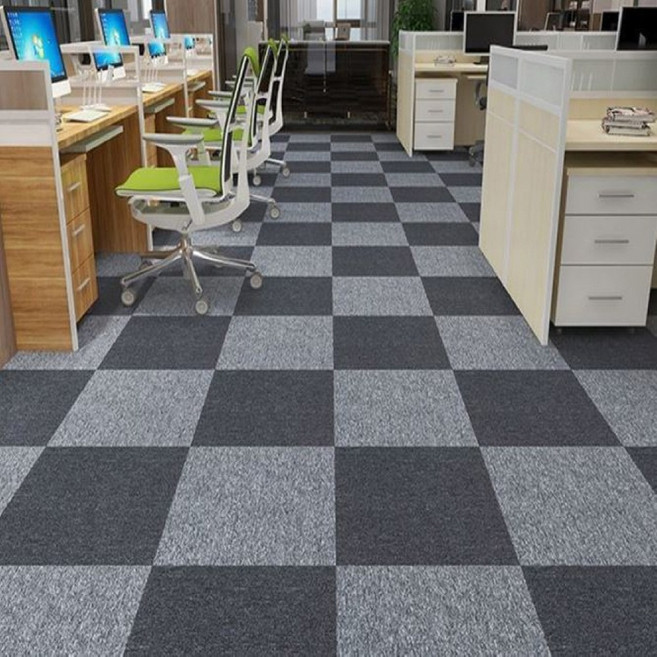 타일카페트 사무실 현관 바닥 조각 매트 카펫 거실 인테리어 바닥 회사 방염 베란다 고급형