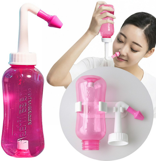 세번티 나잘후레쉬스토어 300ml 핑크용기+거치대 코세척기 코세정기, 1개