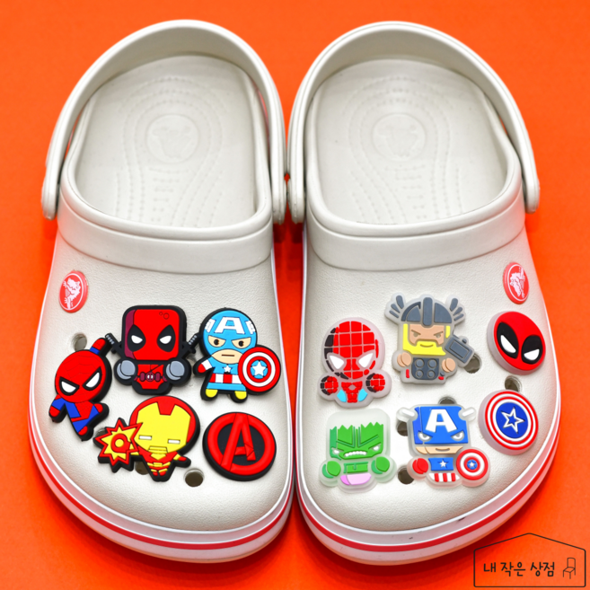 [내작은상점] 스파이더맨 캡틴아메리카 아이언맨 배트맨 슈퍼맨 히어로 호환 파츠 세트