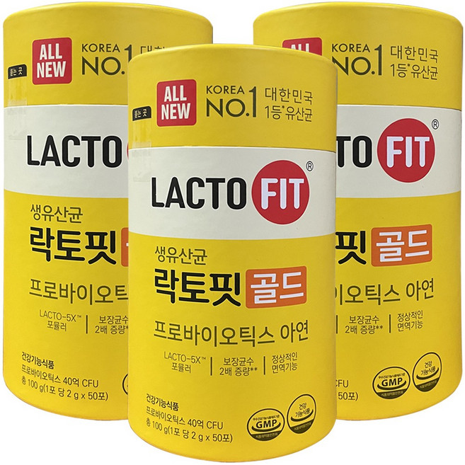 종근당건강 락토핏 골드, 2g, 150개
