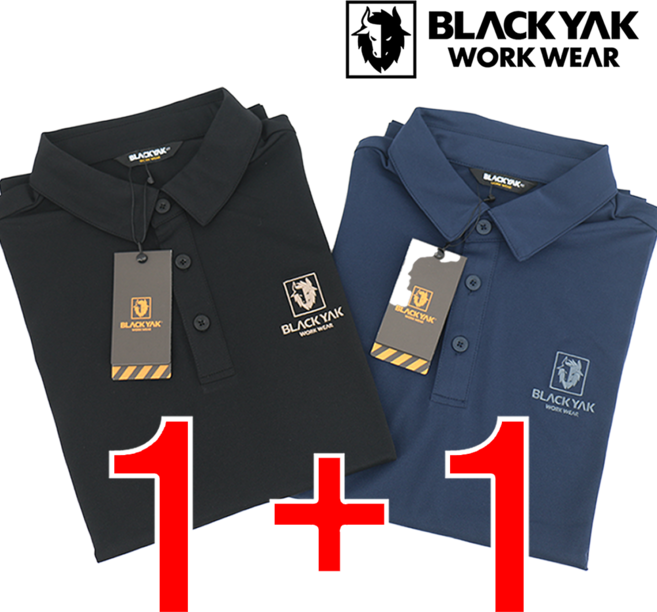 블랙야크 쿨링 반팔 폴로티셔츠 1+1