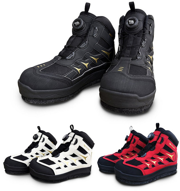 볼머 비교불가 논슬립 501 갯바위단화 낚시화 갯바위신발 운동화 런닝화 등산화 낚시용품 낚시신발, 260, 레드