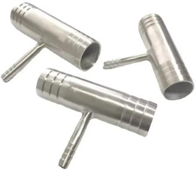 68 10 32-51mm 호스 바브 OD 304 스테인리스 리듀서 티 3방향 스플리터 커넥터 커플러 피팅, 01 Hose Barb