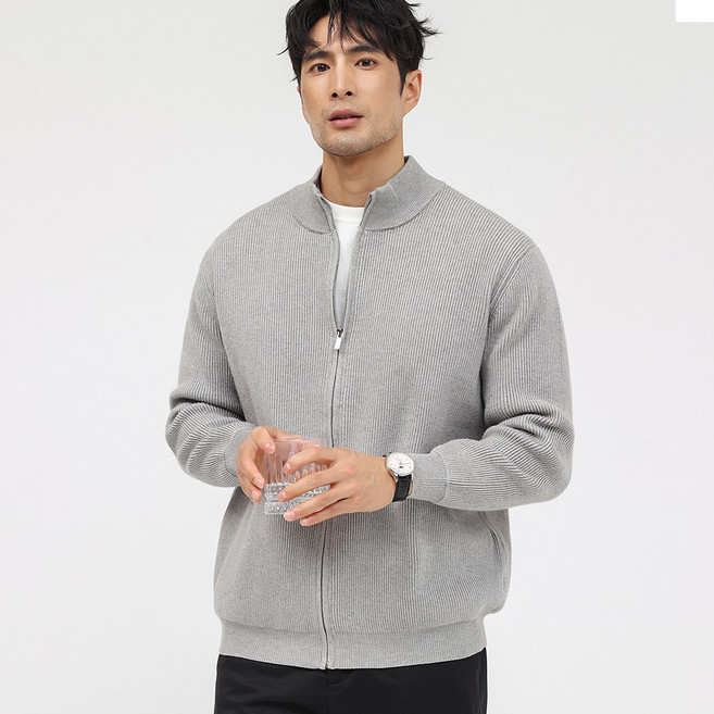 글리멜로 남자 데일리 캐주얼 스웨터 집업 니트 가디건