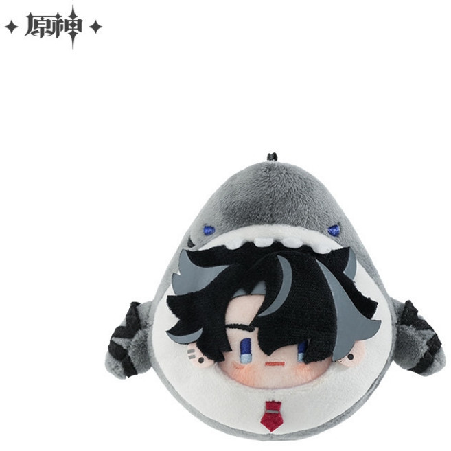 CMJ 원신 공식 굿즈 티바트 동물원 테마 인형 키링, 1개, 라이오슬리, 100mm