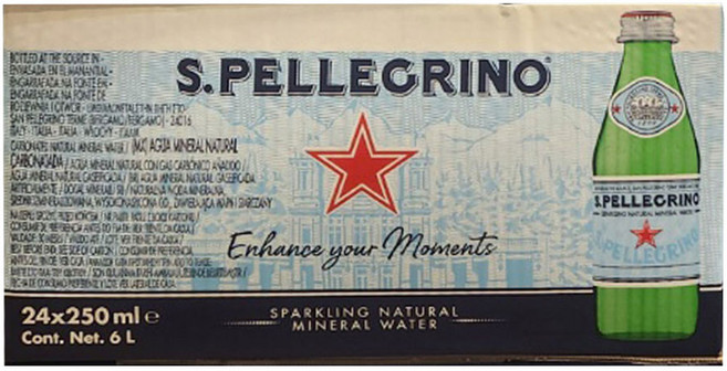 이탈리아 프리미엄 산펠레그리노 탄산수 250ml 24개