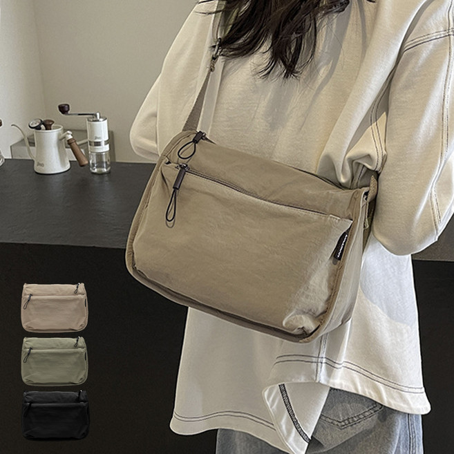 리보마 남녀공용 6포켓 방수 메신저백 크로스백