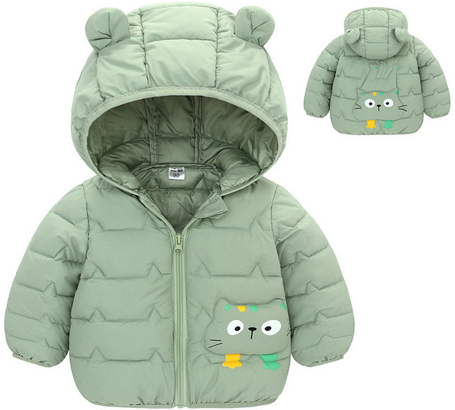 中小童羽絨棉服 輕薄連帽外套 男女