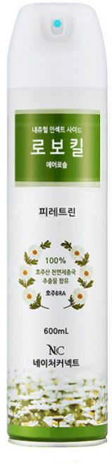 로보킬 내츄럴 피레트린 살충제 빈대 베드버그 먼지다듬이 좀벌레 퇴치약 퇴치법