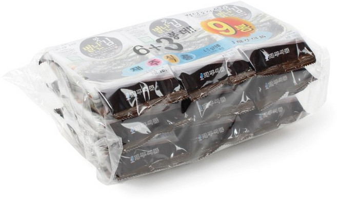 재주식품 별난맛김 도시락김, 4.5g, 6개