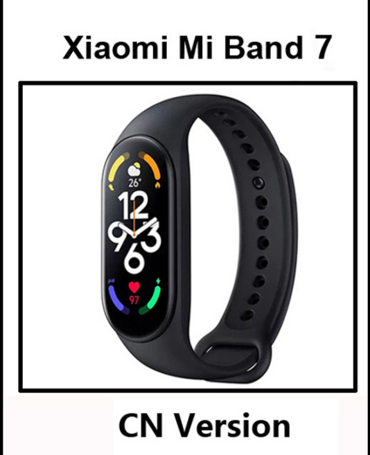 호환 샤오미 미 밴드 7 글로벌 버전 스마트 팔찌 AMOLED 혈액 산소 피트니스 트래커 심박수 스마트 밴드 6 색, [03] Mi Band 7 CN