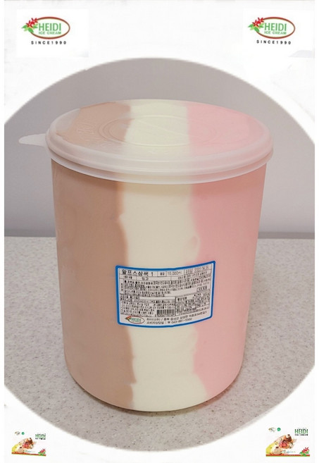 하이디 알프스 10리터 삼색(업소용), 1개, 10L