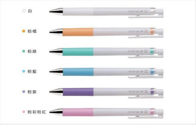 PILOT 百樂 Juice up 粉彩果汁筆, 白, 1個