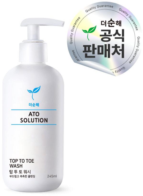더순해 유아 아기 아토 바디워시 샴푸, 1개, 245ml