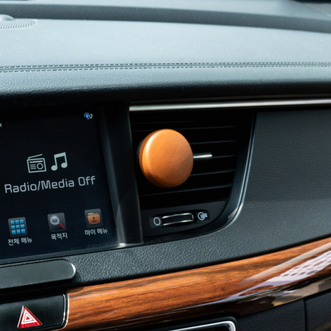 시그니처 퍼퓸 가죽 프리미엄 차량용 디퓨저 송풍구 장착, No.1604 샤인머스켓, 1개