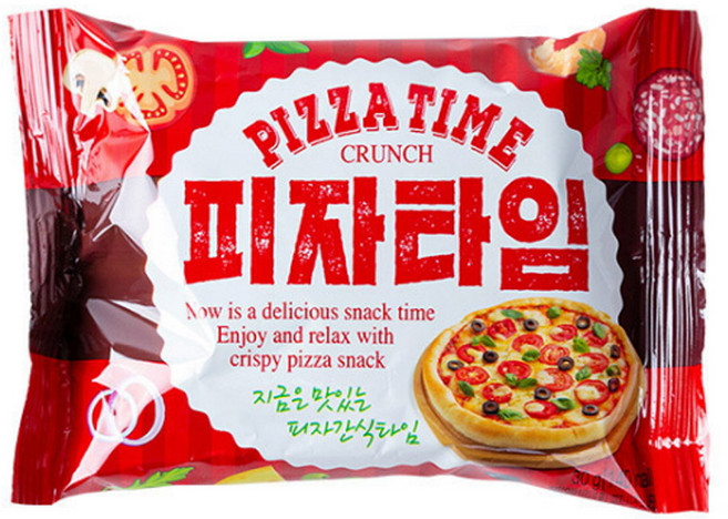 싱싱 피자타임 30g X 20 군것질 추억의 불량식품 옛날 과자 스낵 피자 타임, 20개