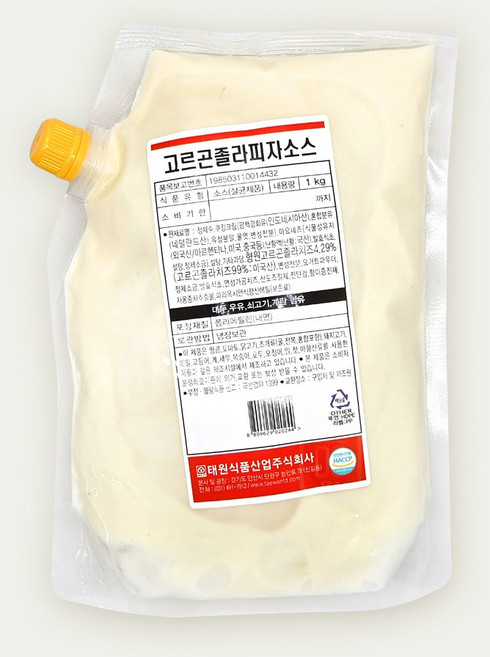 태원 고르곤졸라 피자소스 1kg 냉장, 1개