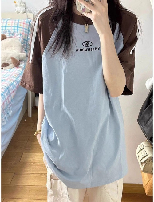 COSYEVNO 여성 루즈핏 반팔 스포츠 티셔츠 LFHkstx-14