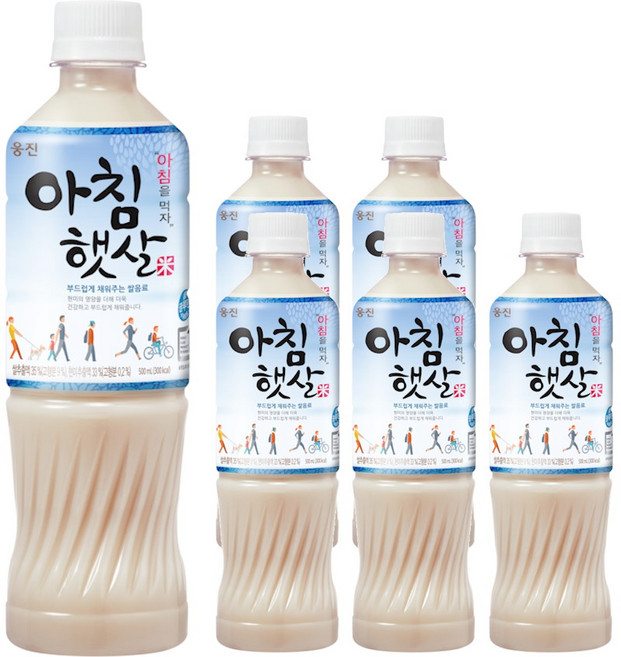 웅진 아침햇살, 500ml, 6개