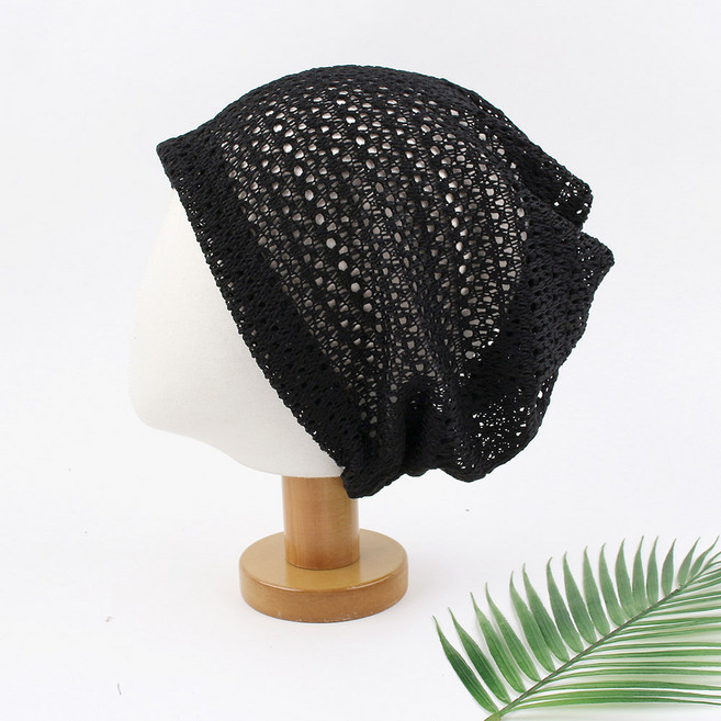 심플 밴드 망사 비니 메쉬 여성 여름 얇은 머리두건 주방 모자