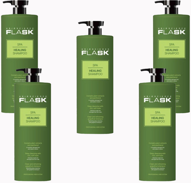 플라스크 스파 힐링 샴푸, 1.5kg, 5개