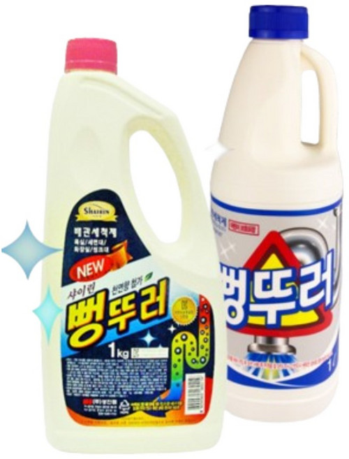 샤이린 뻥뚜러 1kg 하수구 세면대 변기 막힘 뚫어뻥, 1개