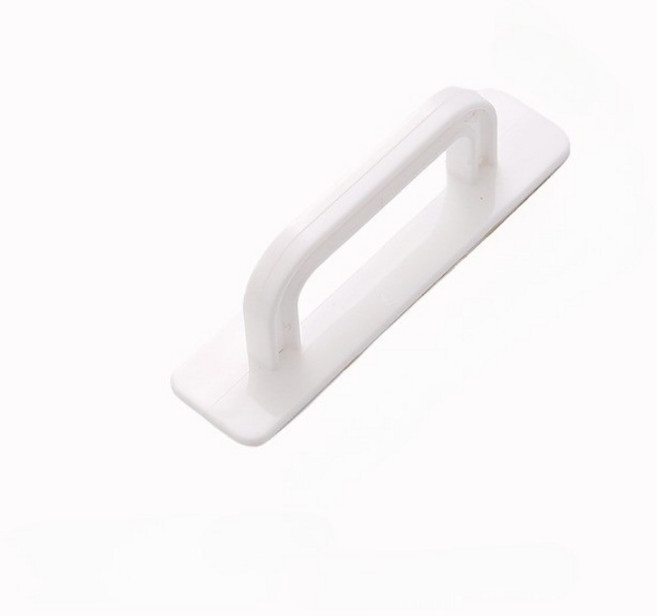 볼리오 1+1 강력 접착 무타공 문 가구 창문 베란다문 서랍 싱크대 유리문 부착식 손잡이, 화이트