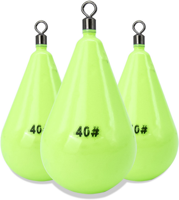 대용량 물방울 야광추 야광봉돌 축광 싱커 문어 심해갑오징어 롤링대로 고휘도 야광, 1세트, 10개입